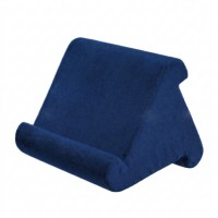 Tablet Pillow Stand, Soft Foam Tablet Holder for Bed Sofa Desk, Portable iPad Pillow Pad with Non-Slip Device Groove, Blue Fabric Cushion Stand for Reading, Streaming, Studying, 30 x 21 x 20 cm Tablet Pillow Stand, Soft Foam Tablet Holder for Bed Sofa Desk, Portable iPad Pillow Pad with Non-Slip Device Groove, Blue Fabric Cushion Stand for Reading, Streaming, Studying, 30 x 21 x 20 cm