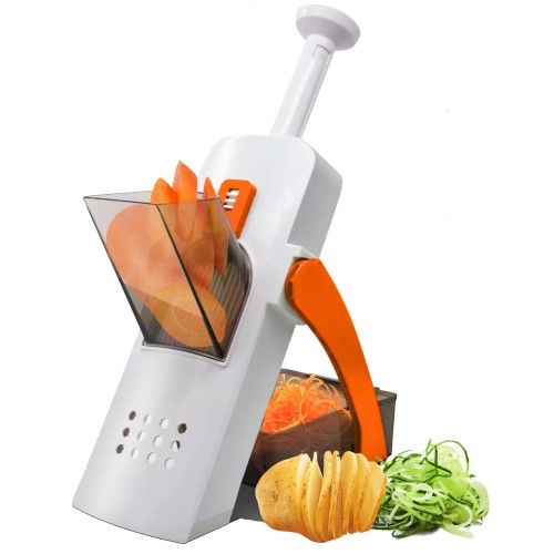 Safe Mandoline Slicer for Kitchen, QIECAI Vegetable Chopper