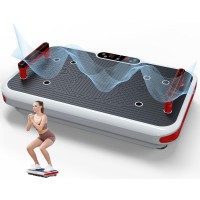 Vibration Plate Exercise Machine, Whole Body Workout Fitness Platform for Home Workout, Lymphatic Drainage, Weight Loss, Shaping Vibration Plate Exercise Machine, Whole Body Workout Fitness Platform for Home Workout, Lymphatic Drainage, Weight Loss, Shaping