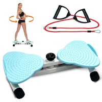 Waist Twister Board with Resistance Bands, Adjustable Resistance Twisting Fitness Tool, Anti-Slip Foot Massage Pedals, Balance Exercise Board for Home Workout, Core Training and Full Body Exercise Waist Twister Board with Resistance Bands, Adjustable Resistance Twisting Fitness Tool, Anti-Slip Foot Massage Pedals, Balance Exercise Board for Home Workout, Core Training and Full Body Exercise