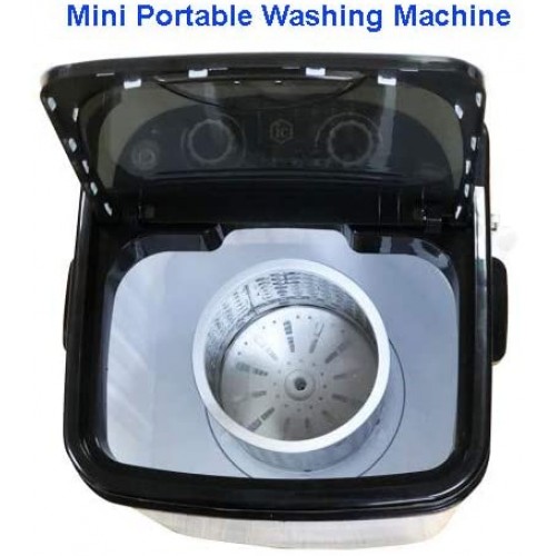 Intexca Electric Mini Portable Compact Portable Washing Machine